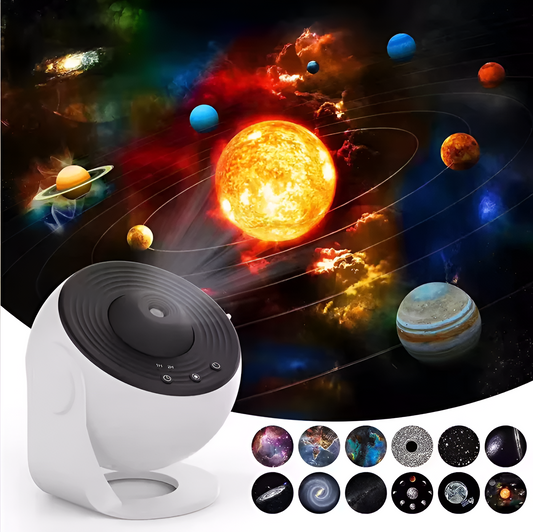 12 Filmli HD Kristal Lensli Planetaryum